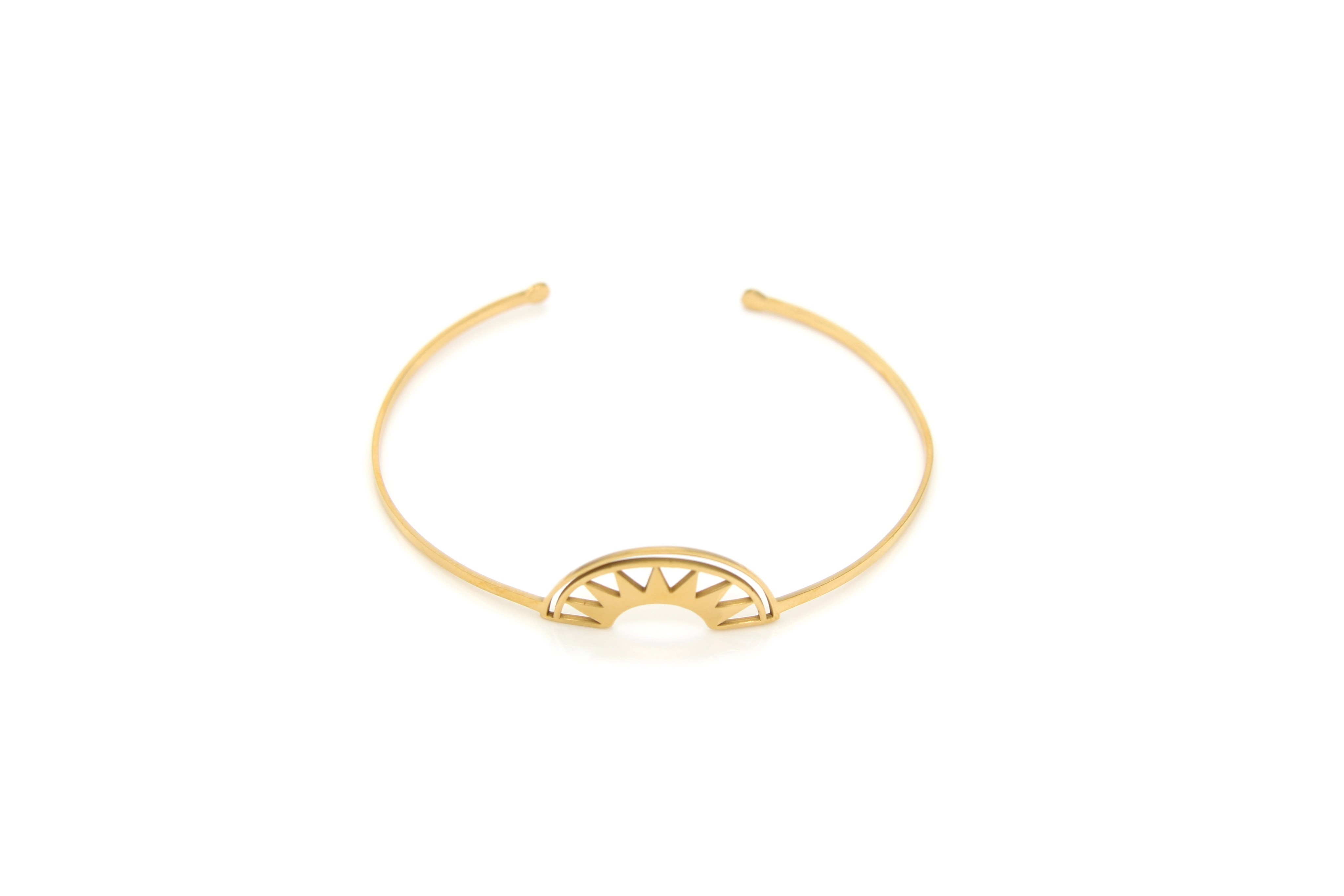 Gold Dawn Half Moon Bracelet