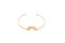 Gold Dawn Half Moon Bracelet