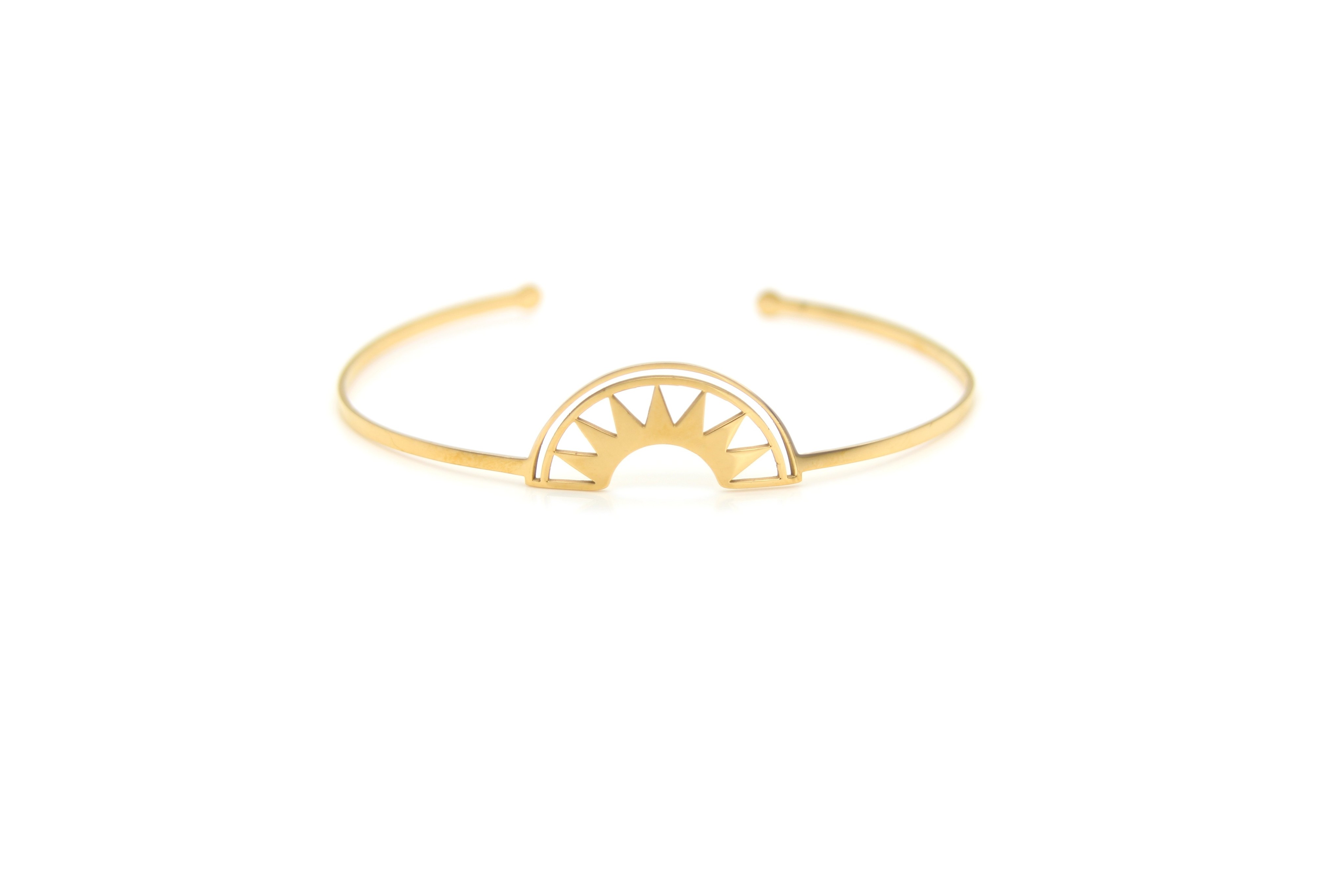 Gold Dawn Half Moon Bracelet