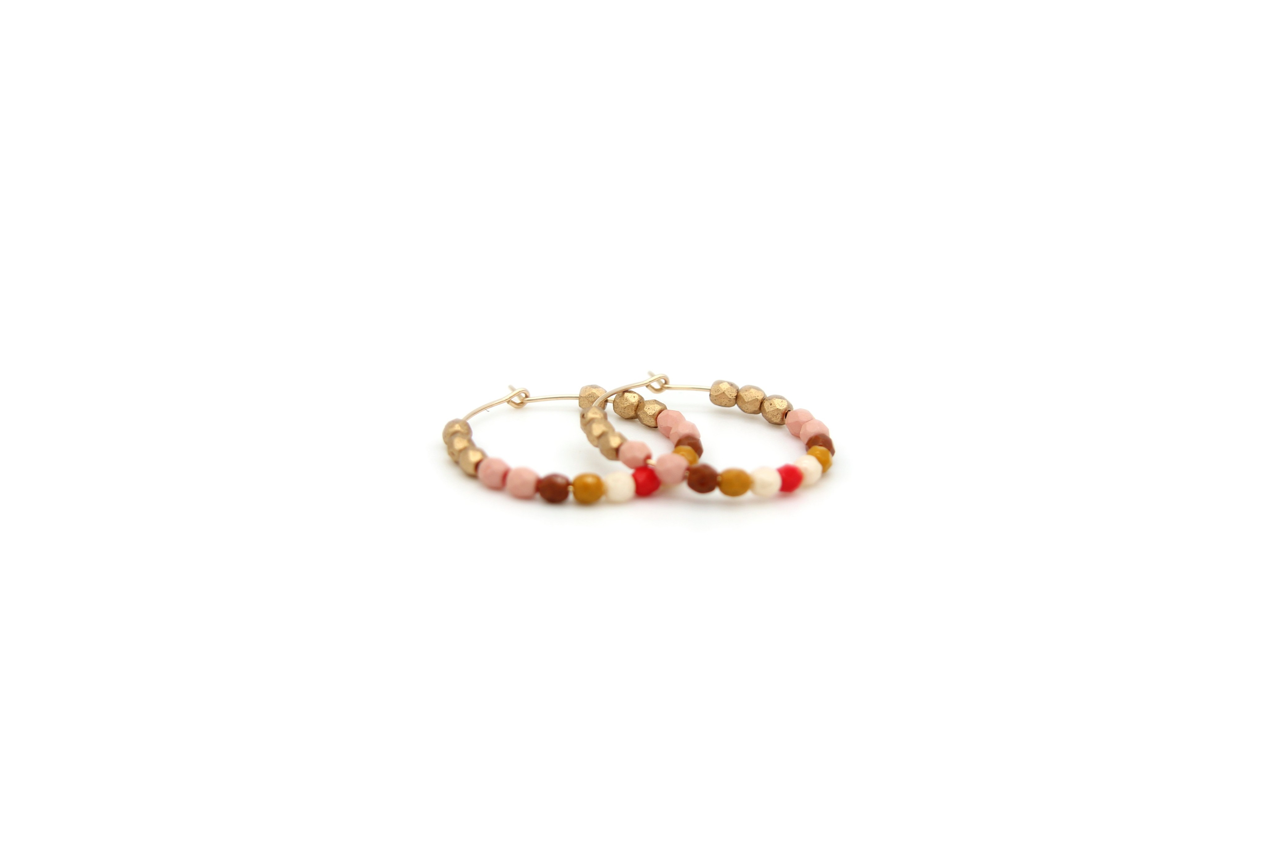 Red and Gold Hoops