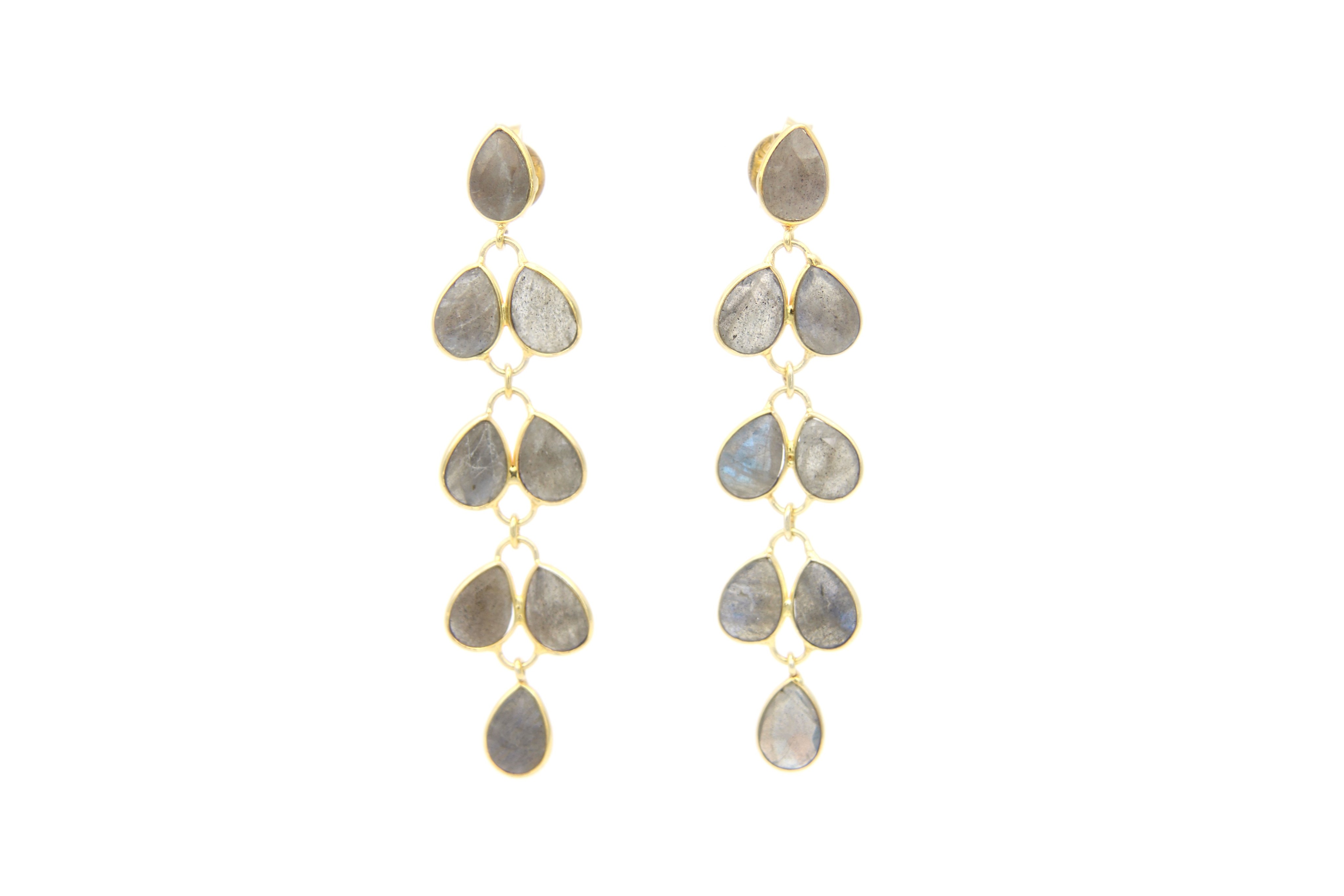 Raindrops Earrings - Blue