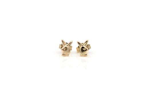 gold-bunny-studs