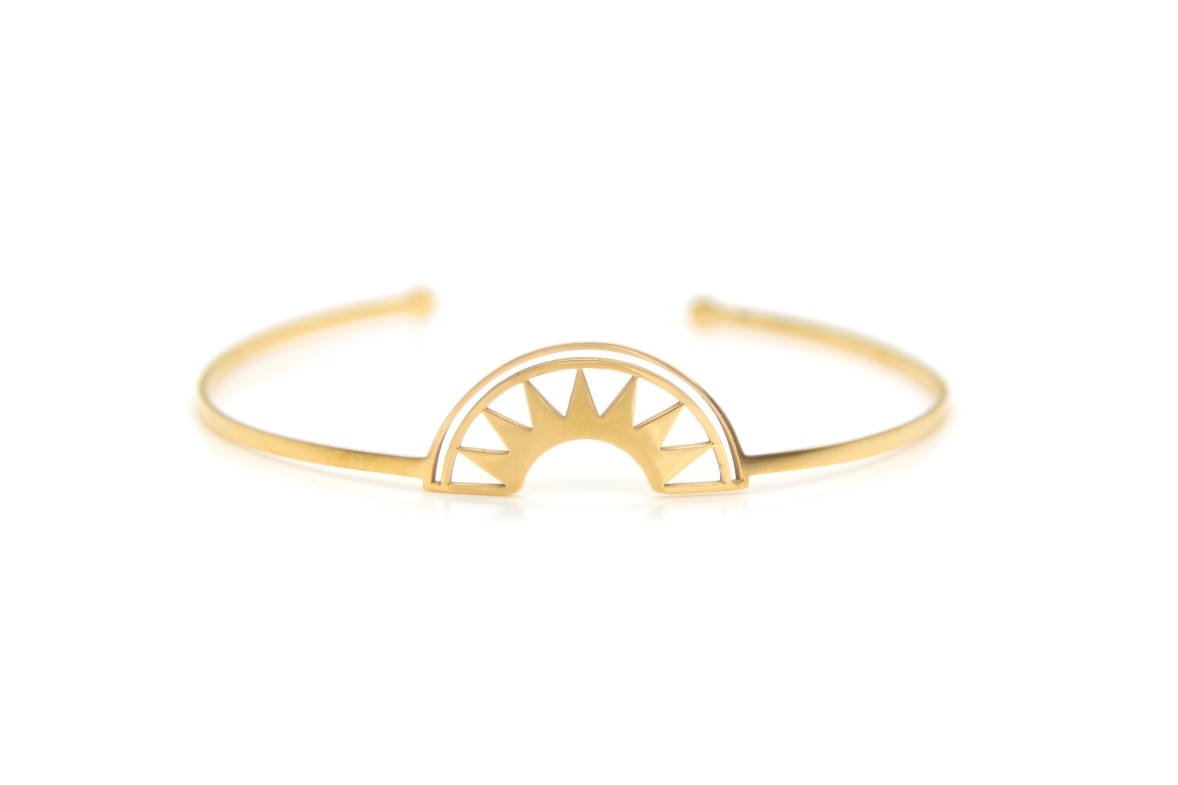 Gold Dawn Half Moon Bracelet