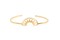 Gold Dawn Half Moon Bracelet