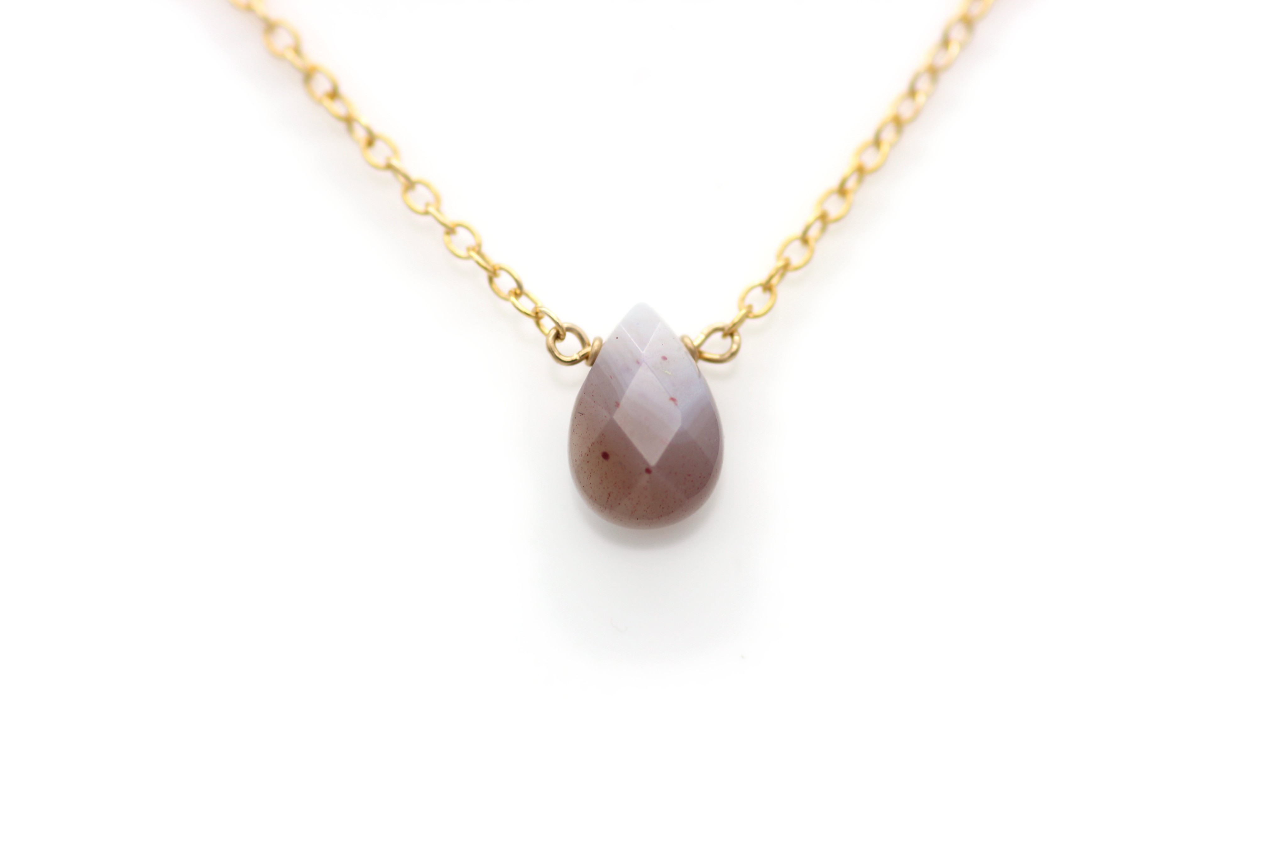 This Too Shall Pass Botswana Agate Necklace