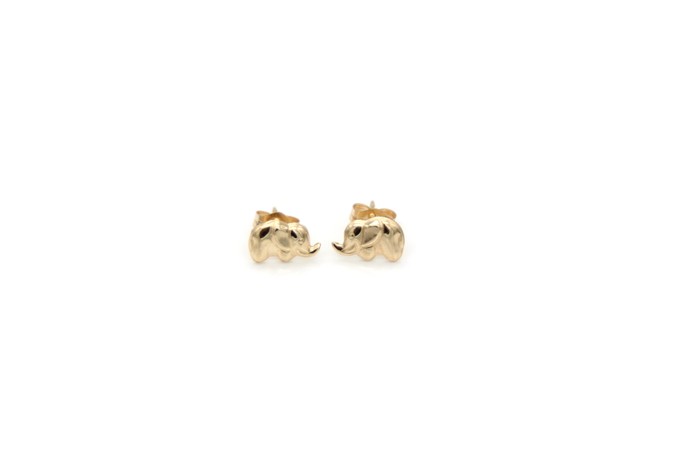 gold-elephant-studs