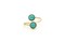 Turquoise Gold Maddison Wrap Ring