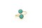 Turquoise Gold Maddison Wrap Ring