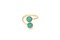 Turquoise Gold Maddison Wrap Ring